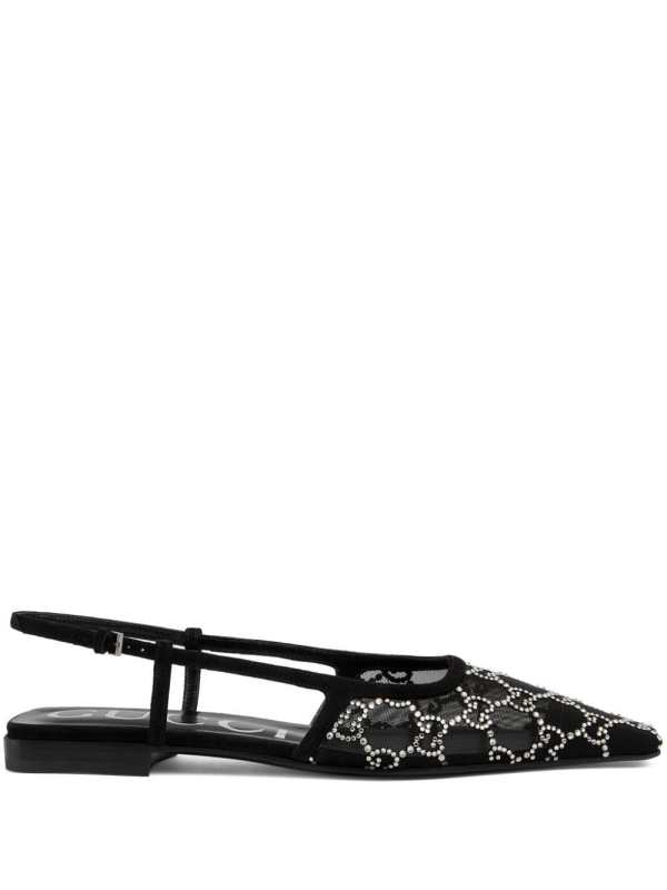 GG slingback ballet flats