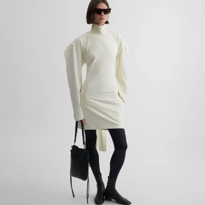 PHOEBE PHILO OPEN BACK T-SHIRT DRESS