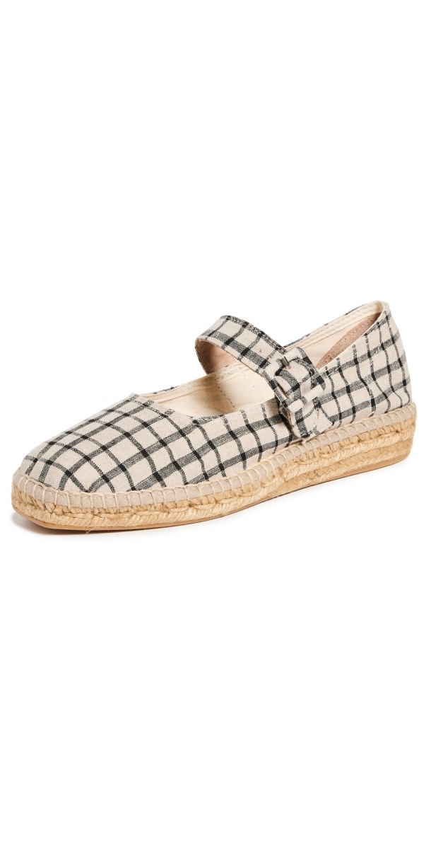 Naguisa Miru Espadrilles Black Check