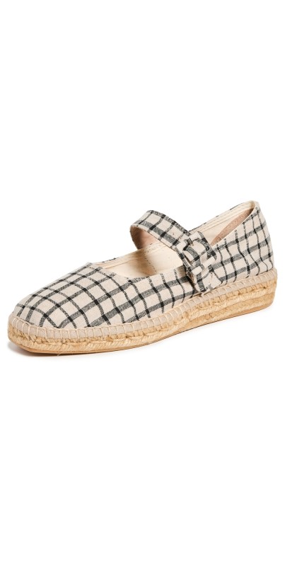 Naguisa Miru Espadrilles Black Check
