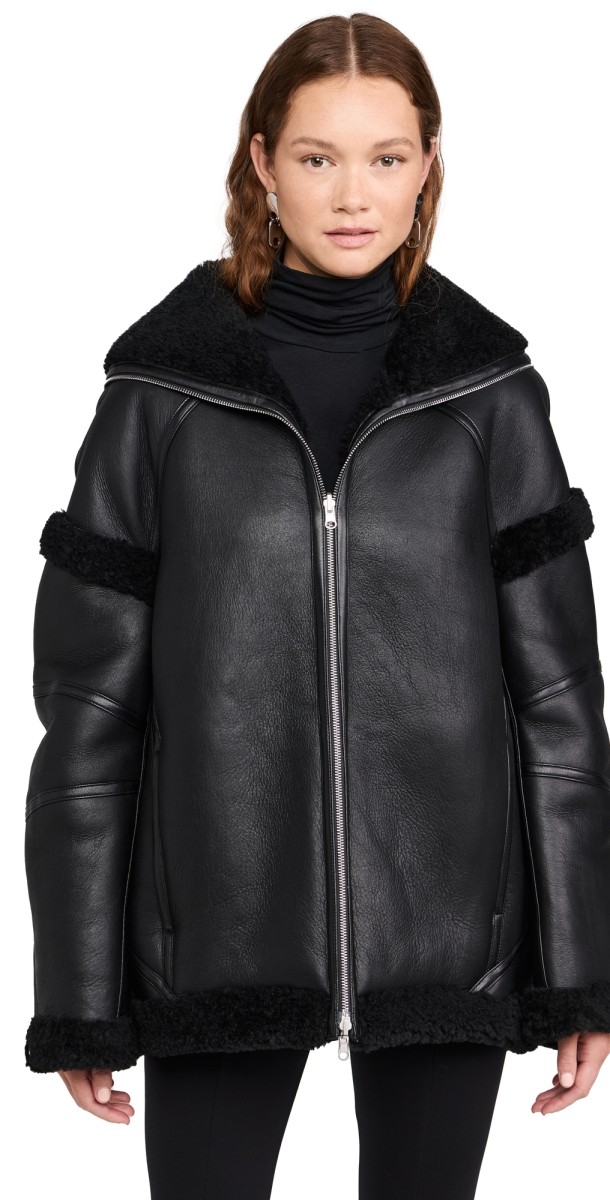 Helmut Lang Apex Teddy Jacket Black/Black