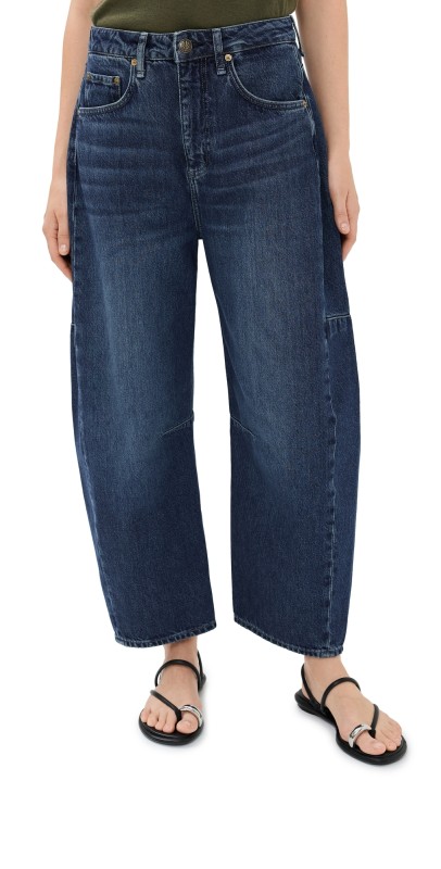 rag & bone Charlie Barrel Jeans teo