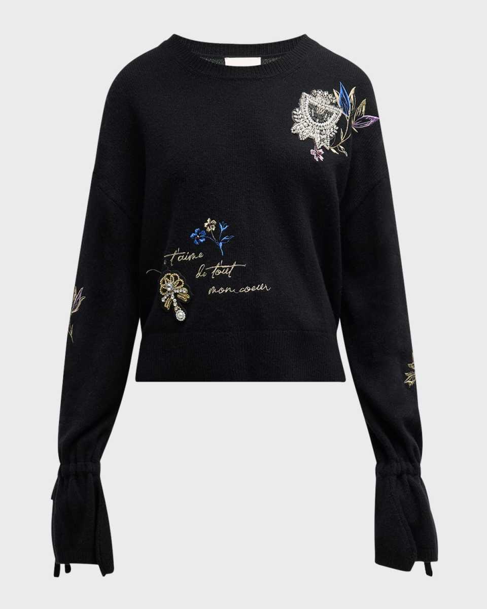 Heritage Patch Tasha Pullover Sweater
