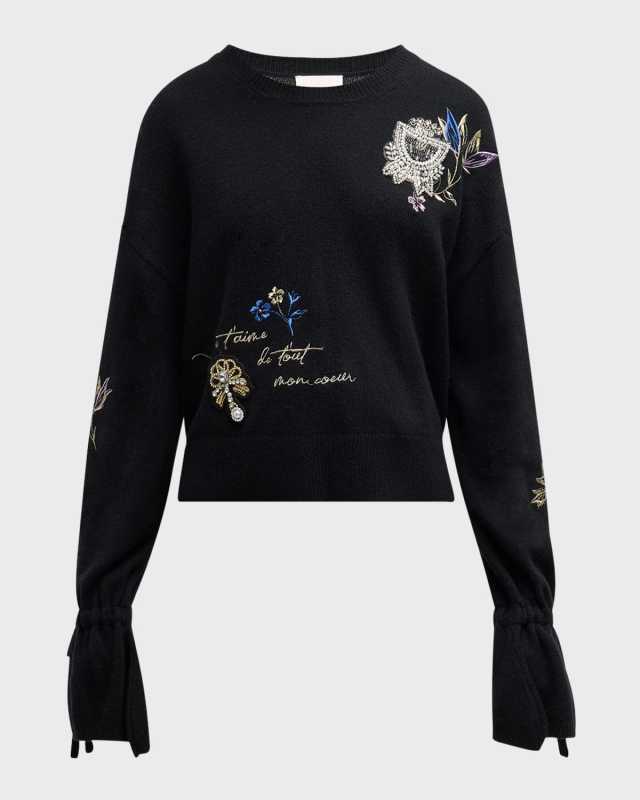 Heritage Patch Tasha Pullover Sweater