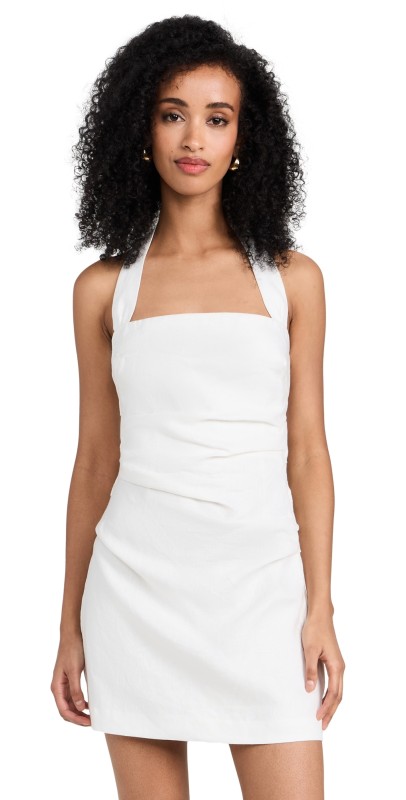 SIR. Noemi Halter Mini Dress Ivory