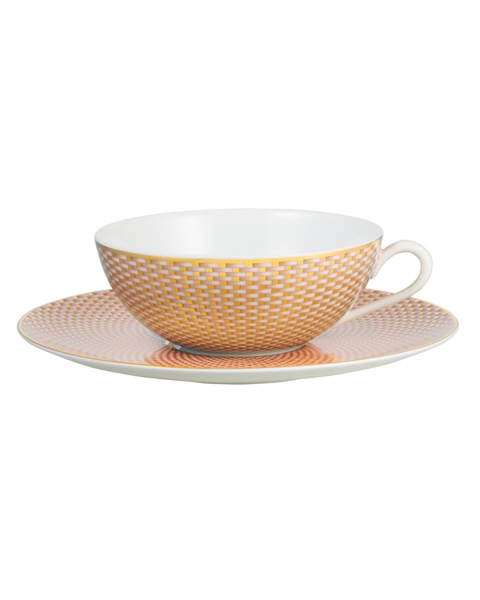 Tresor Beige Tea Cup & Saucer Set