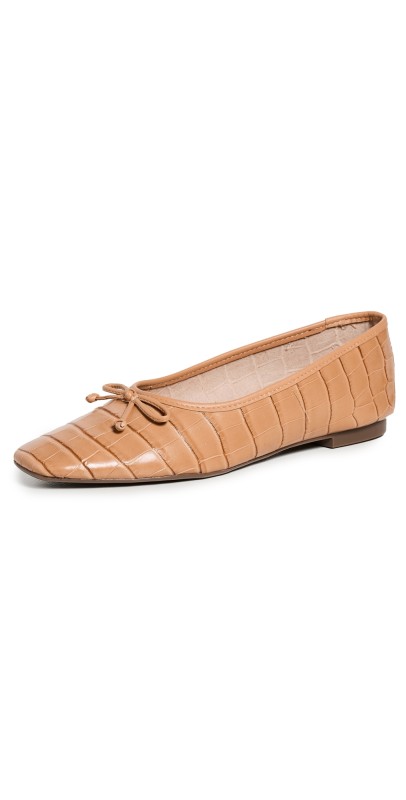 Schutz Arissa Flats Honey Peach