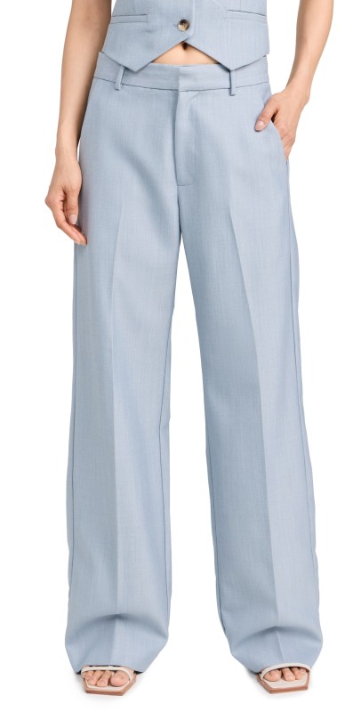 St. Agni Carter Trousers Stone Blue