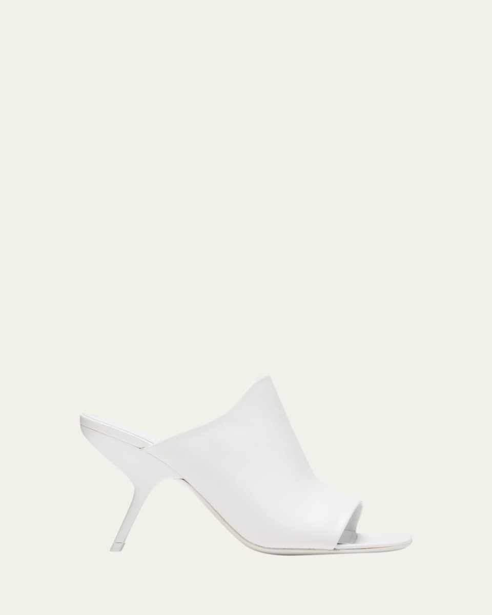 Era Leather Stiletto Mule Sandals