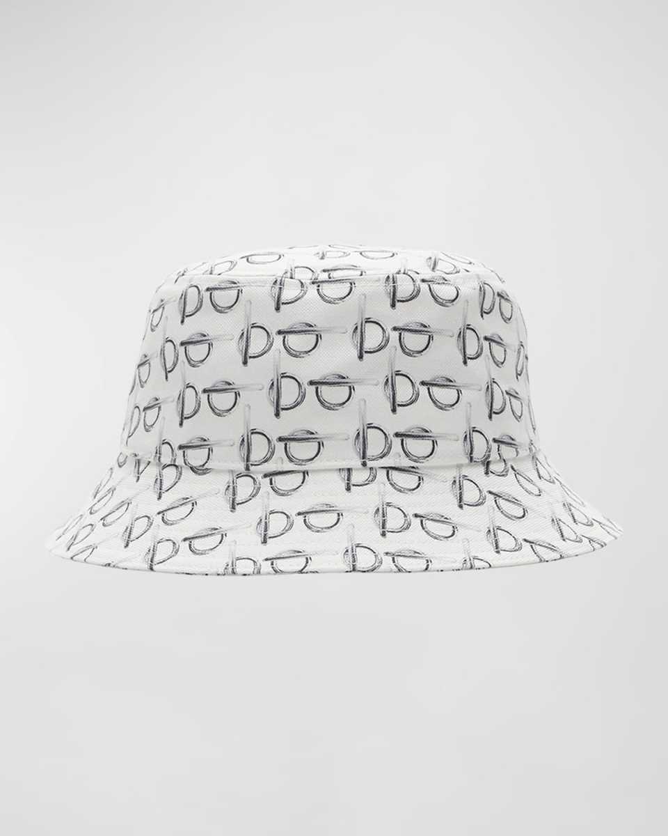 B-Buckle Print Bucket Hat