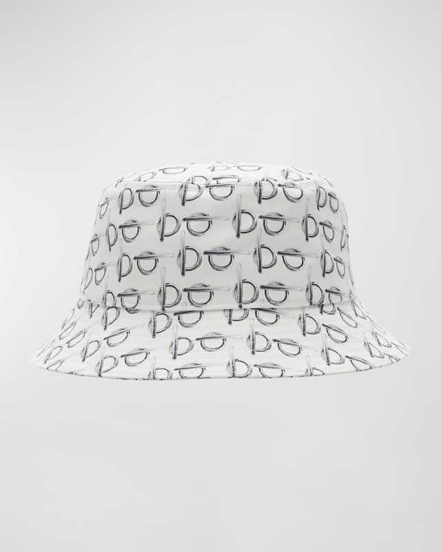 B-Buckle Print Bucket Hat