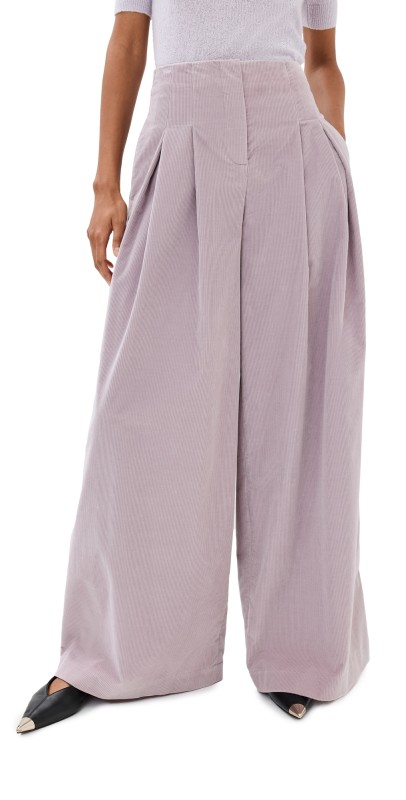 TWP Drew Corduroy Pants Pale Lavender