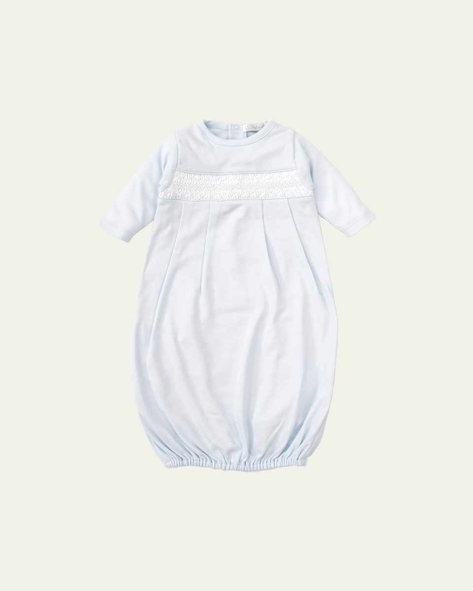 Boy's Hand-Smocked Pima Cotton Gown, Siz