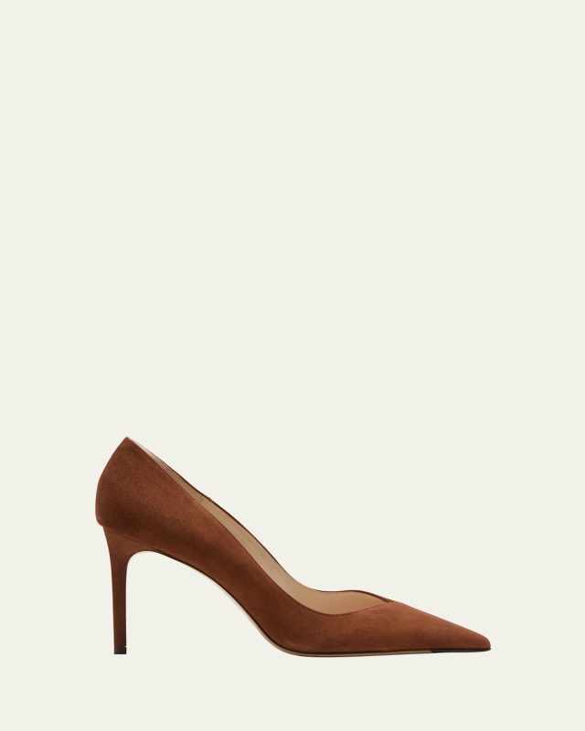Pamela Suede Stiletto Pumps