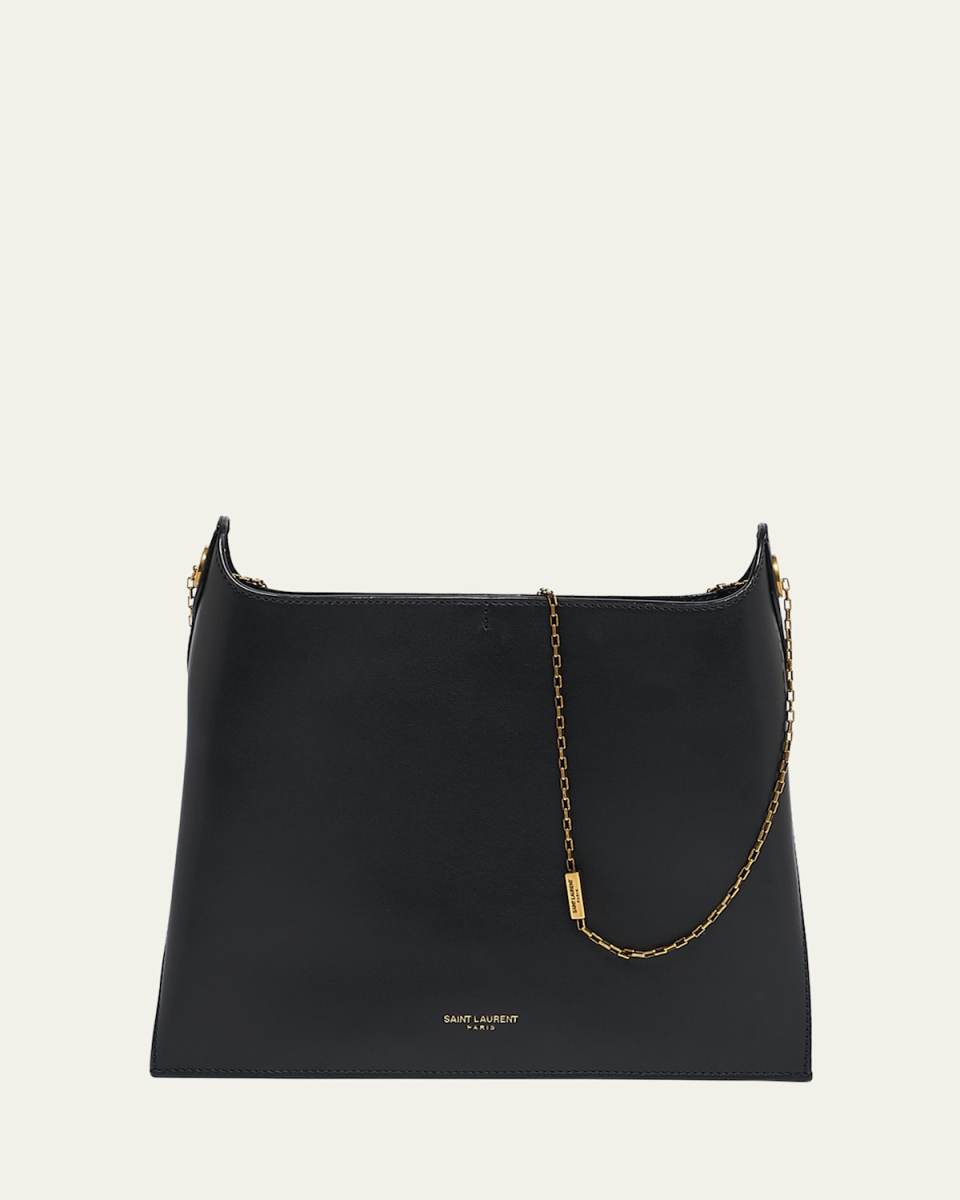 Liane Calfskin Leather Chain Shoulder Bag
