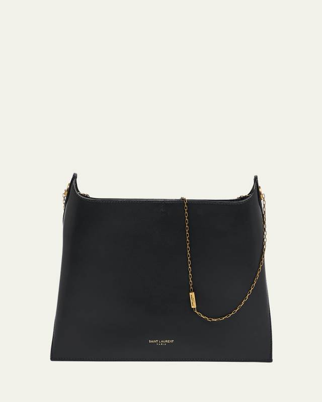 Liane Calfskin Leather Chain Shoulder Bag