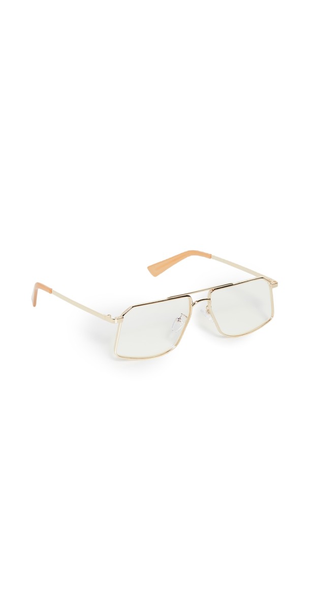The Book Club Same Chair Blue Light Glasses Gold