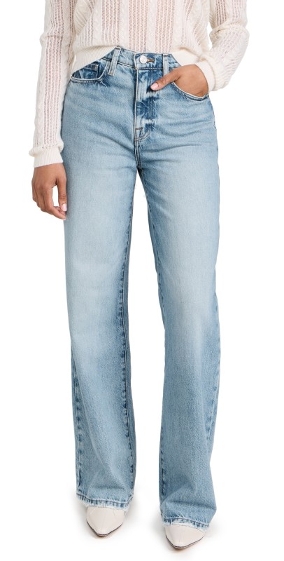 FRAME Le Jane Wide Leg Jeans Weston Grind