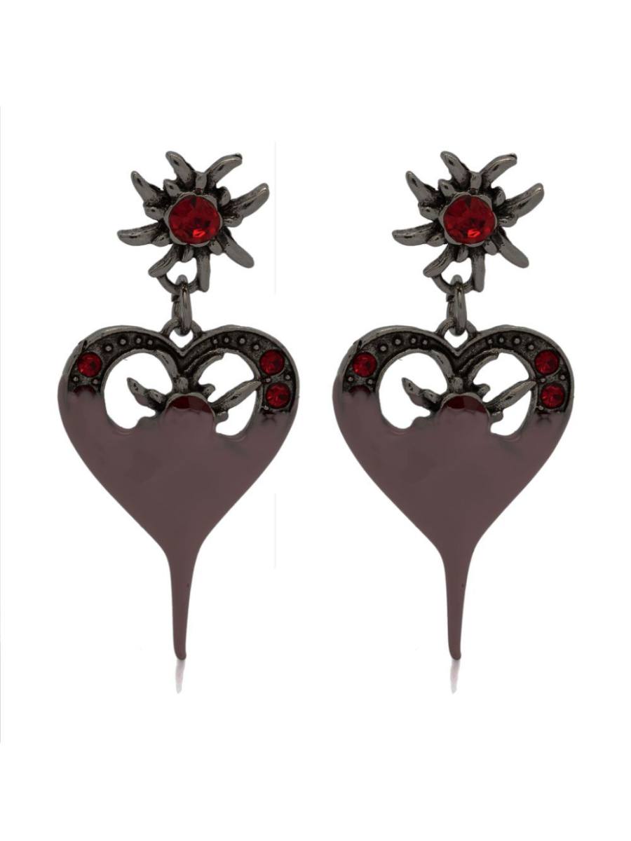 Dipped Heart earrings