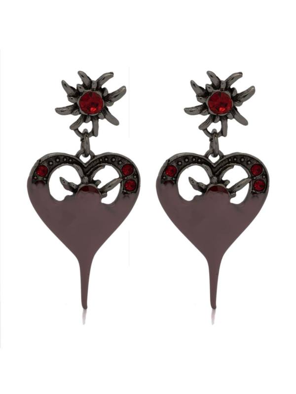 Dipped Heart earrings