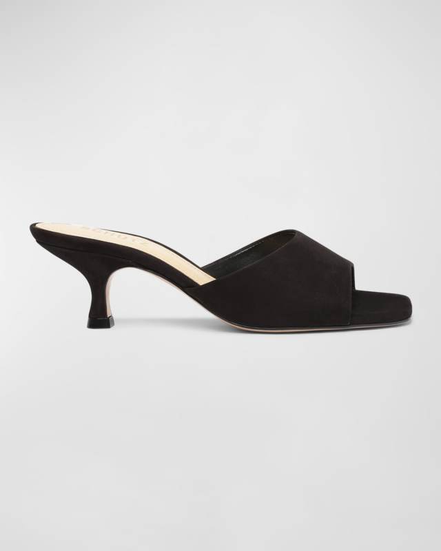 Dethalia Suede Mule Sandals