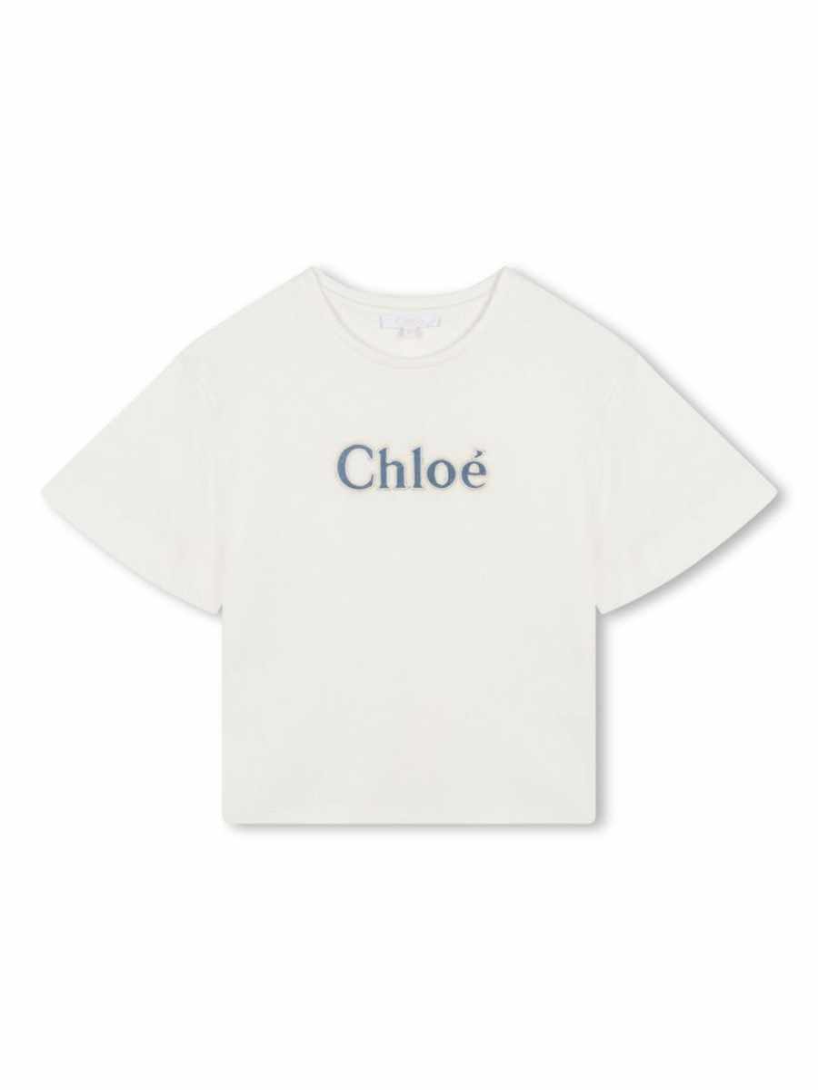 slogan-print cotton T-shirt