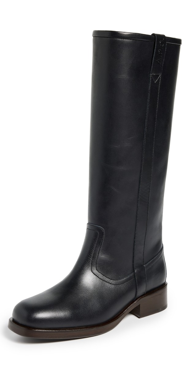 A. P.C. Bottes Camarguaise Heloise Boots Lzz Black