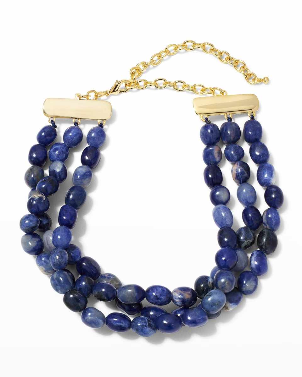 Nora Choker Necklace, Blue