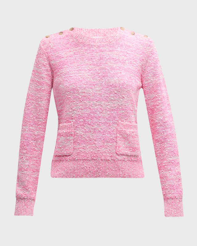 Textured Patch Pocket Sweater