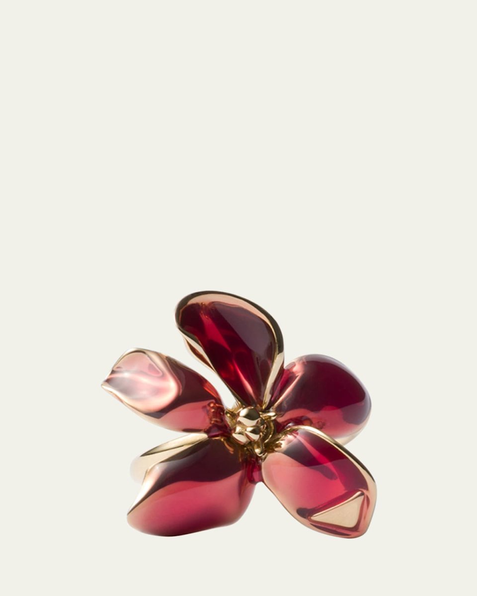 Floral Enamel Ring