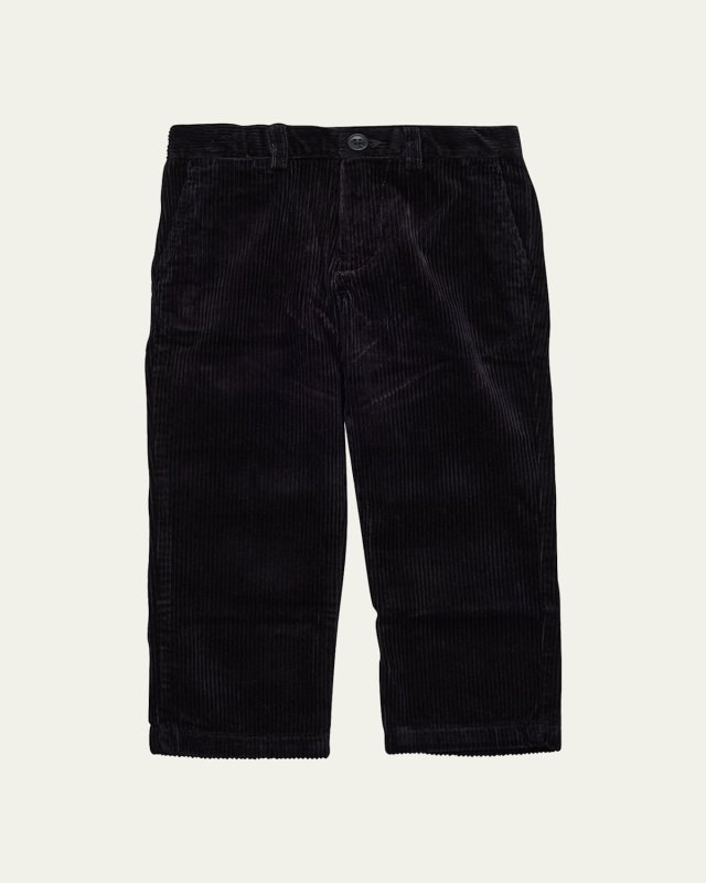 Boy's Corduroy Straight Leg Pants, Size 2-7