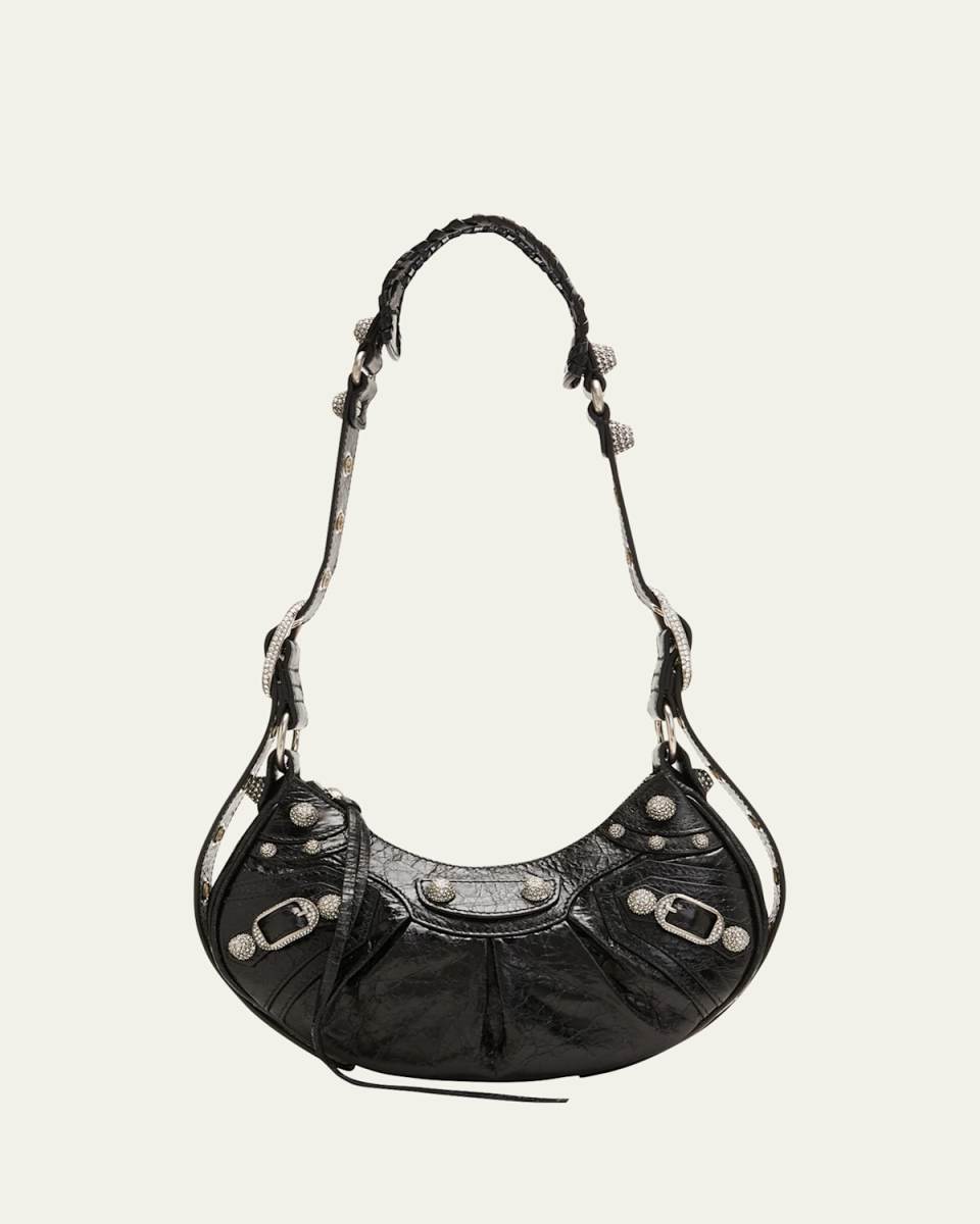 Le Cagole XS Lambskin Leather Shoulder Bag