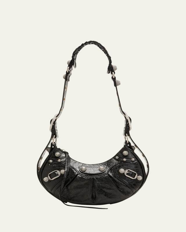 Le Cagole XS Lambskin Leather Shoulder Bag