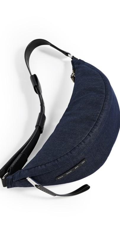 Proenza Schouler White Label Denim Stanton Sling Bag Indigo