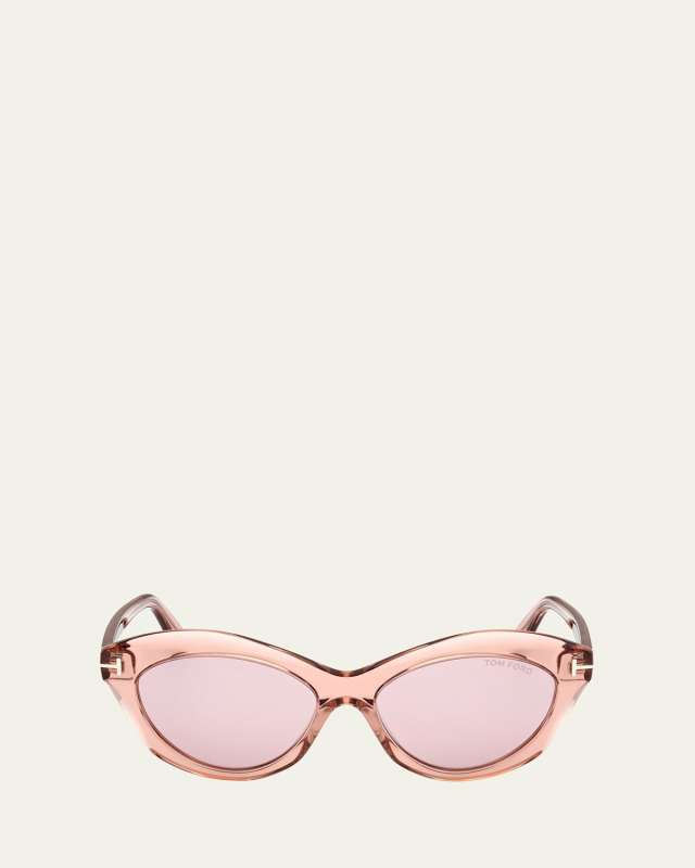 Toni Acetate Oval Sunglasses