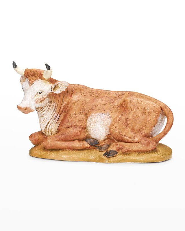 12" Scale Seated Ox Nativity Figure