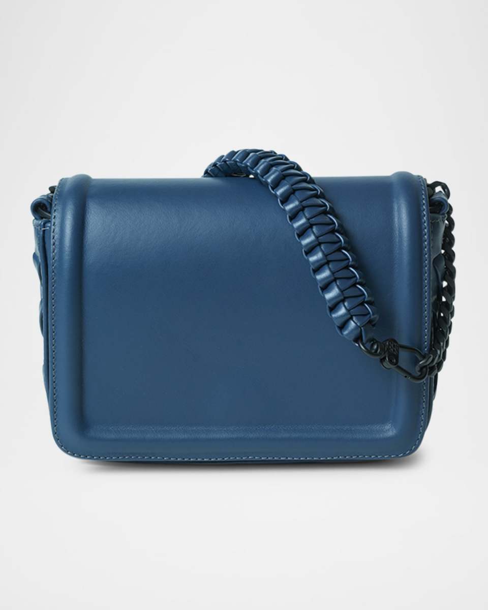 Mini Box Flap Leather Shoulder Bag