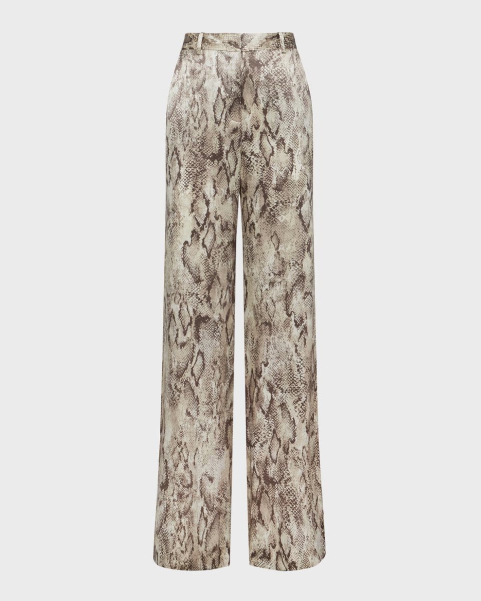 Snake Pilar Wide-Leg Pants
