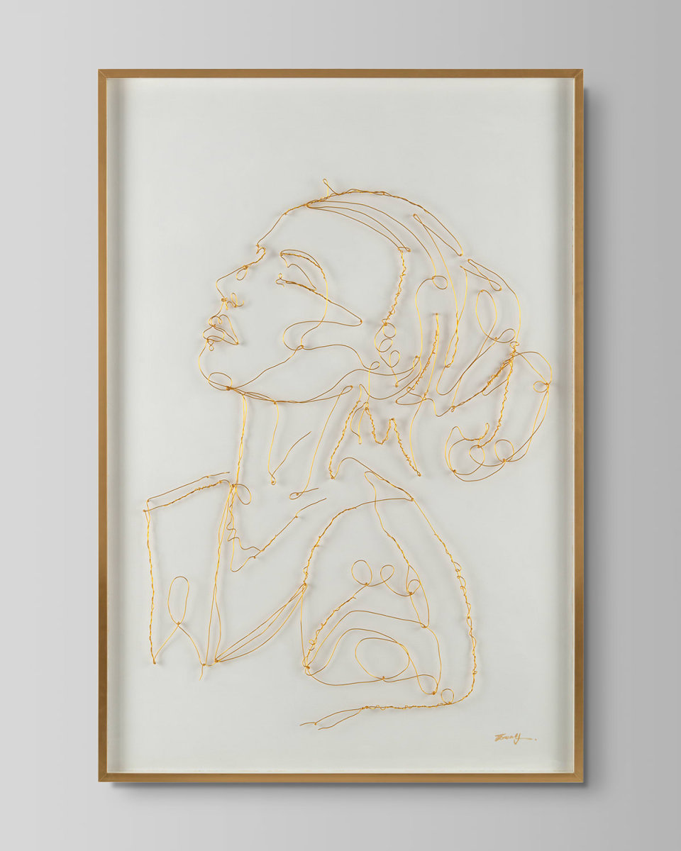 "Reverie Wire Art" Original Wall Art by Mark McDowell