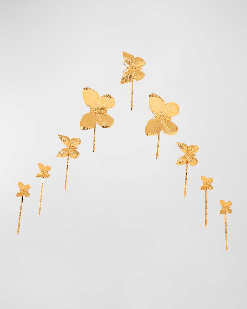 Butterfly Bobby Pins, Set of 9