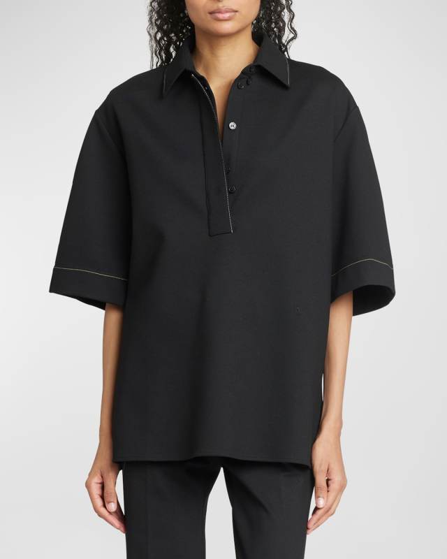 Oversized Polo Shirt