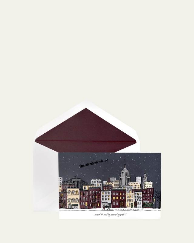 City Sidewalks Holiday Cards Box, Set of 10 Cards