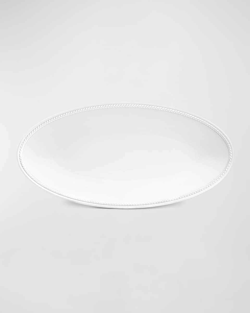 Soie Tressee Small Oval Platter, 14"
