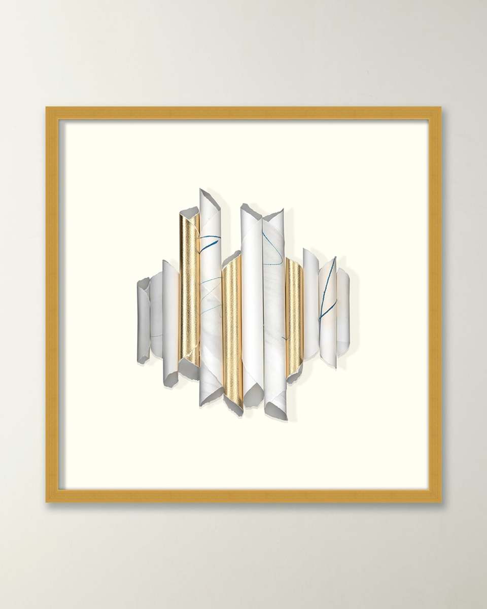 Painted Papers Shadowbox 1 Giclee