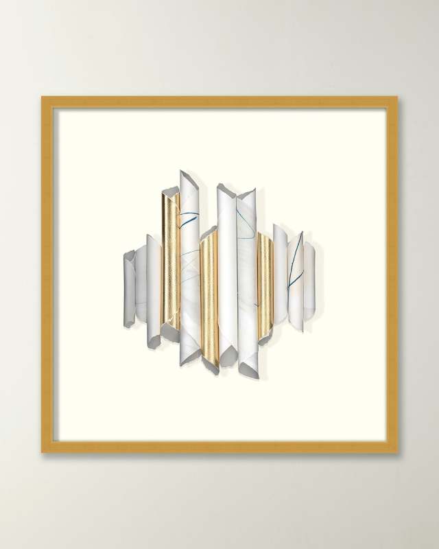 Painted Papers Shadowbox 1 Giclee