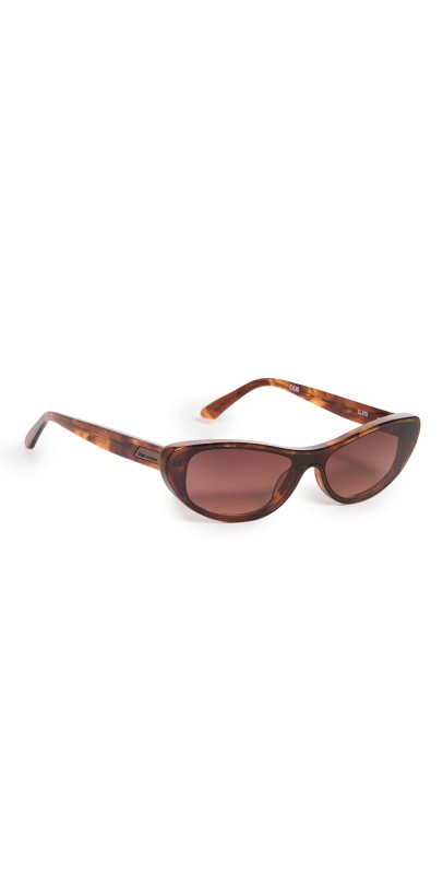 Quay Quay x Guizio Slate Sunglasses Brown Tortoise/Dark Brow