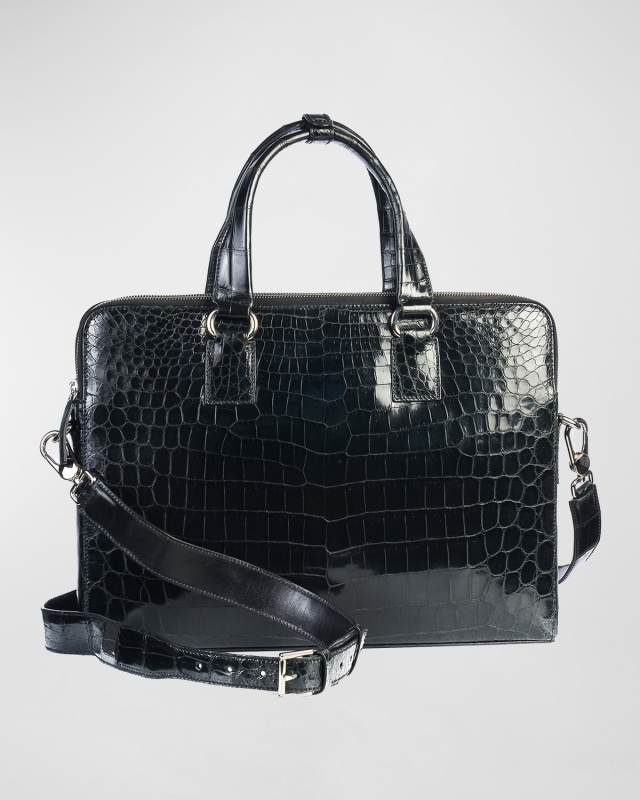 Men's Crocodile Business Folio Case