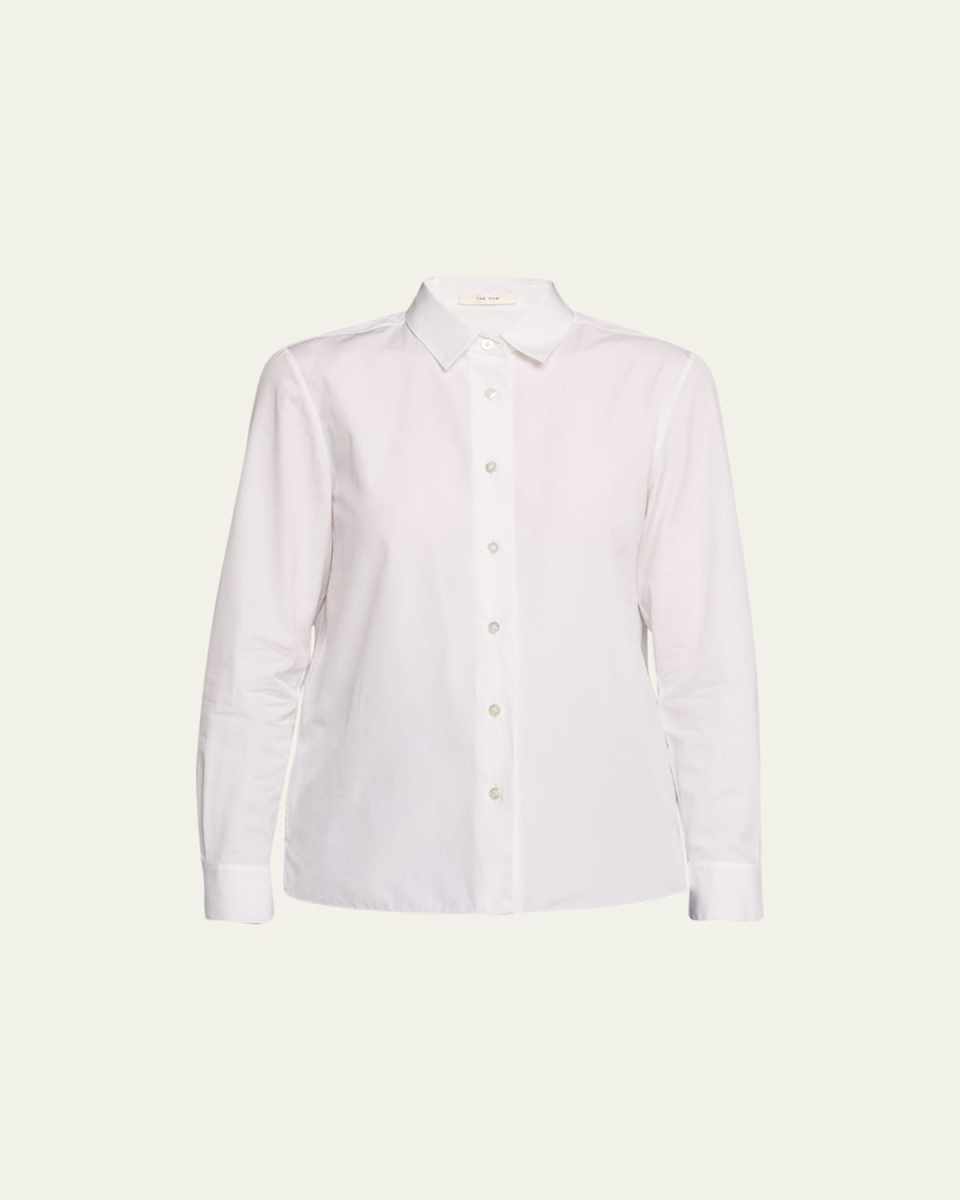 Sadie Poplin Collared Shirt