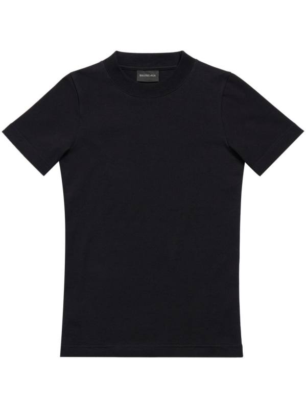 Handwritten rhinestone-embellished T-shirt