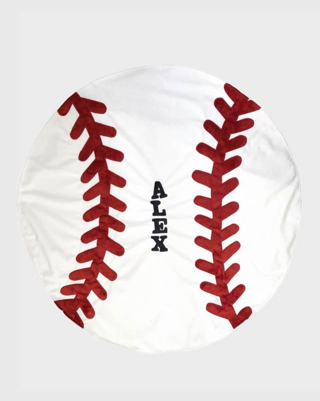 Personalized Baseball Blanket